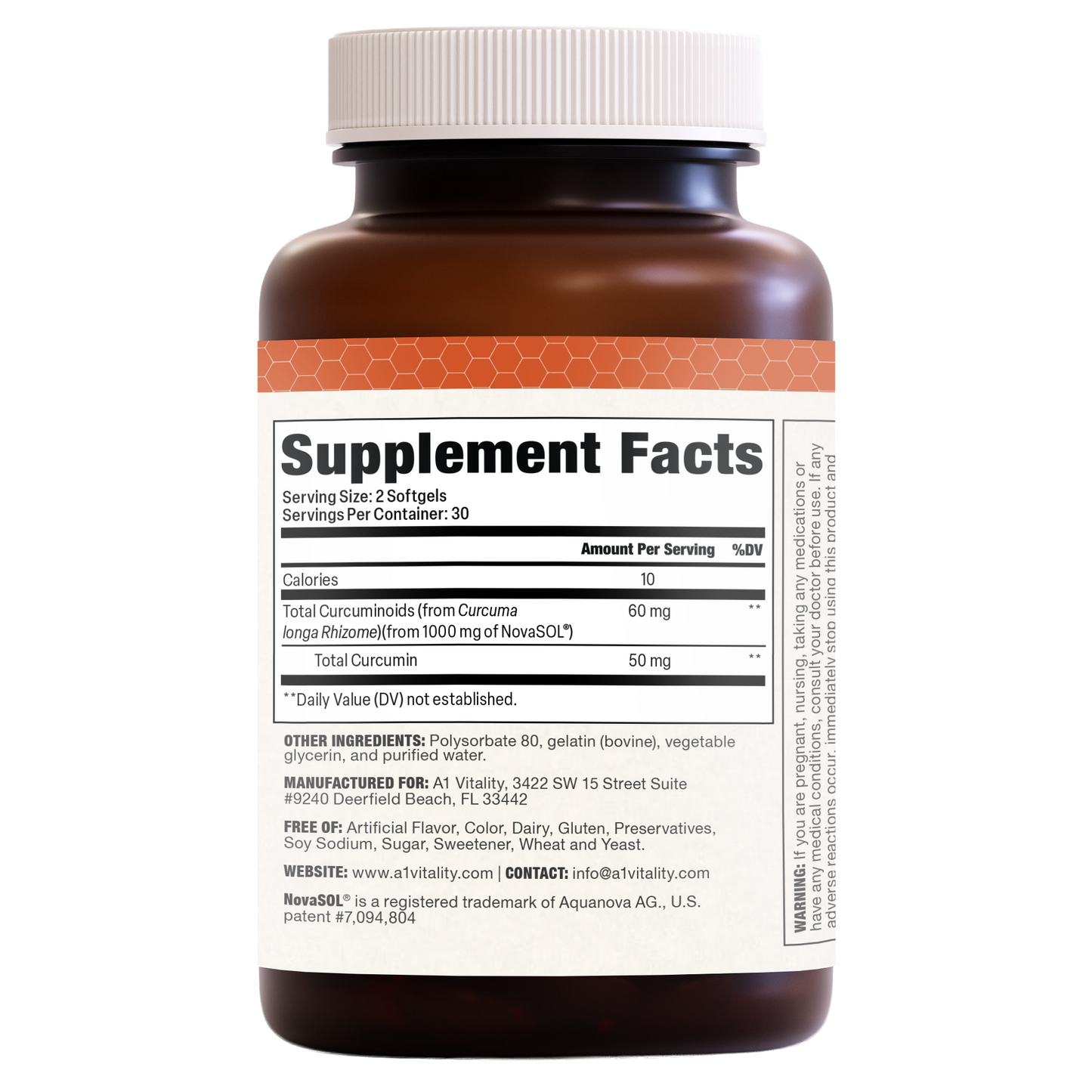 Turmeric Curcumin with NovaSOL®