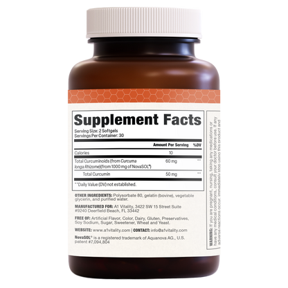 Turmeric Curcumin with NovaSOL®