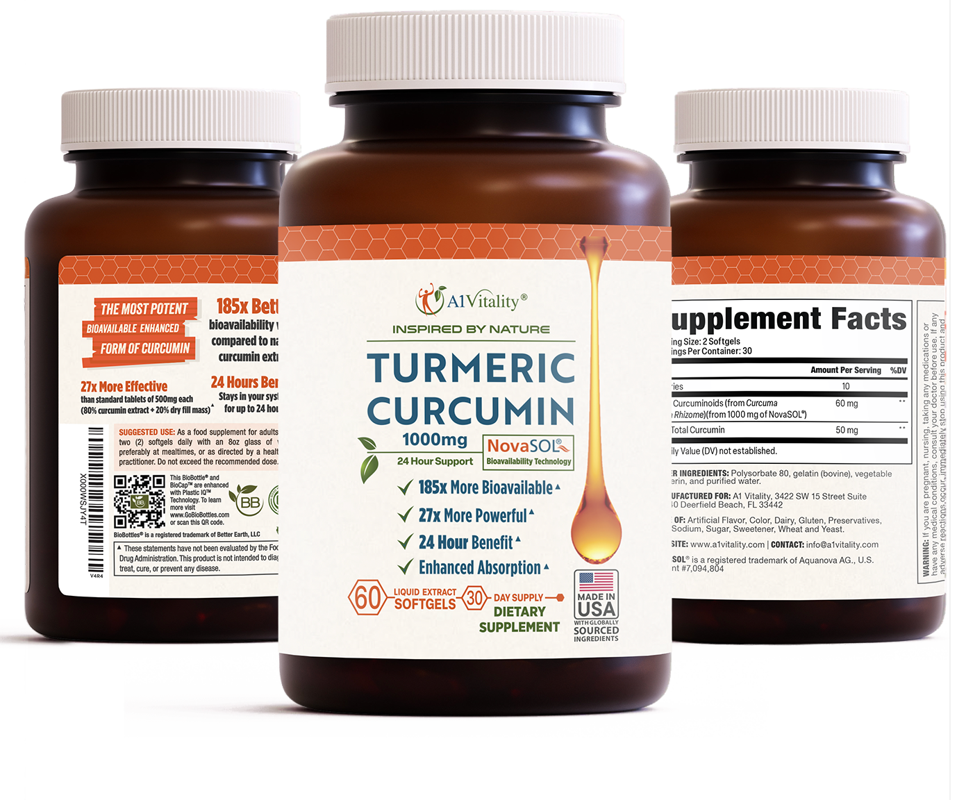 Turmeric Curcumin with NovaSOL®