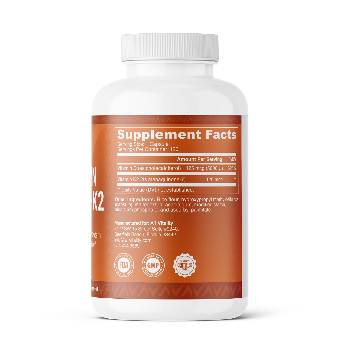 Vitamin D3 with K2