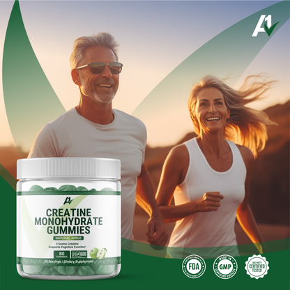 Creatine Monohydrate Gummies - Natural Apple Flavor