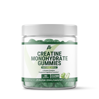Creatine Monohydrate Gummies - Natural Apple Flavor