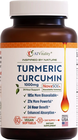 Vegan Turmeric Curcumin with NovaSOL®