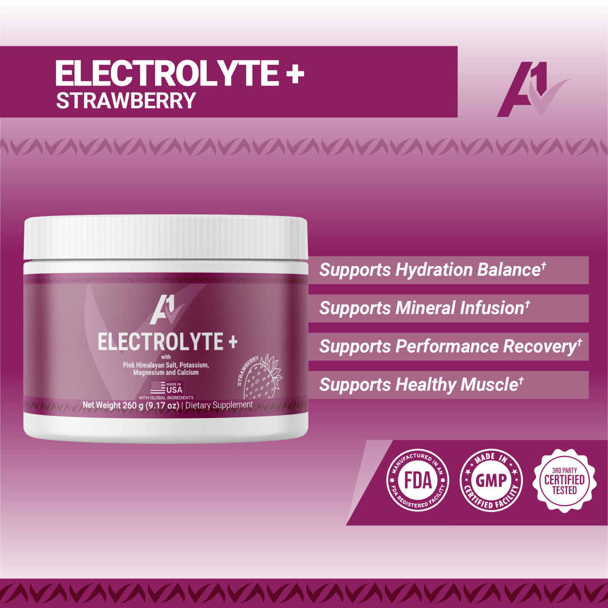 ELECTROLYTE + - A1 Vitality