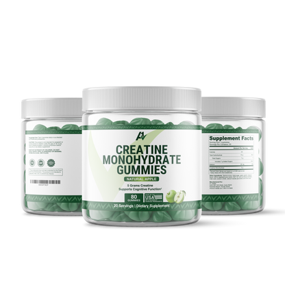 Creatine Monohydrate Gummies - Natural Apple Flavor