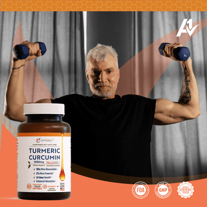 Vegan Turmeric Curcumin with NovaSOL® - A1 Vitality