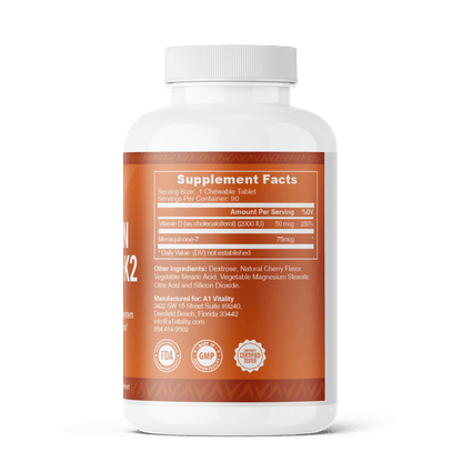 Vitamin D3 with K2 - A1 Vitality