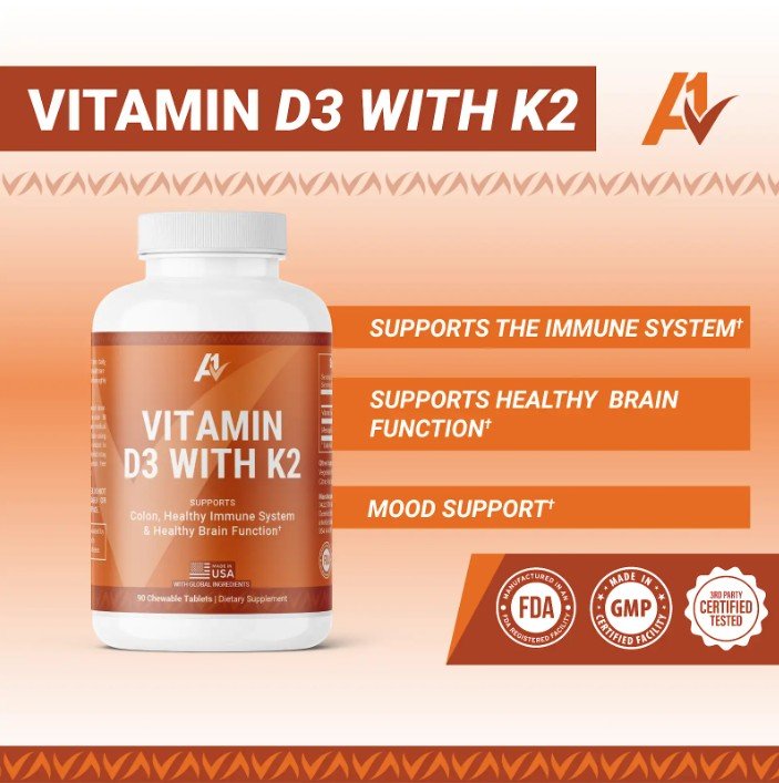 Vitamin D3 with K2 - A1 Vitality