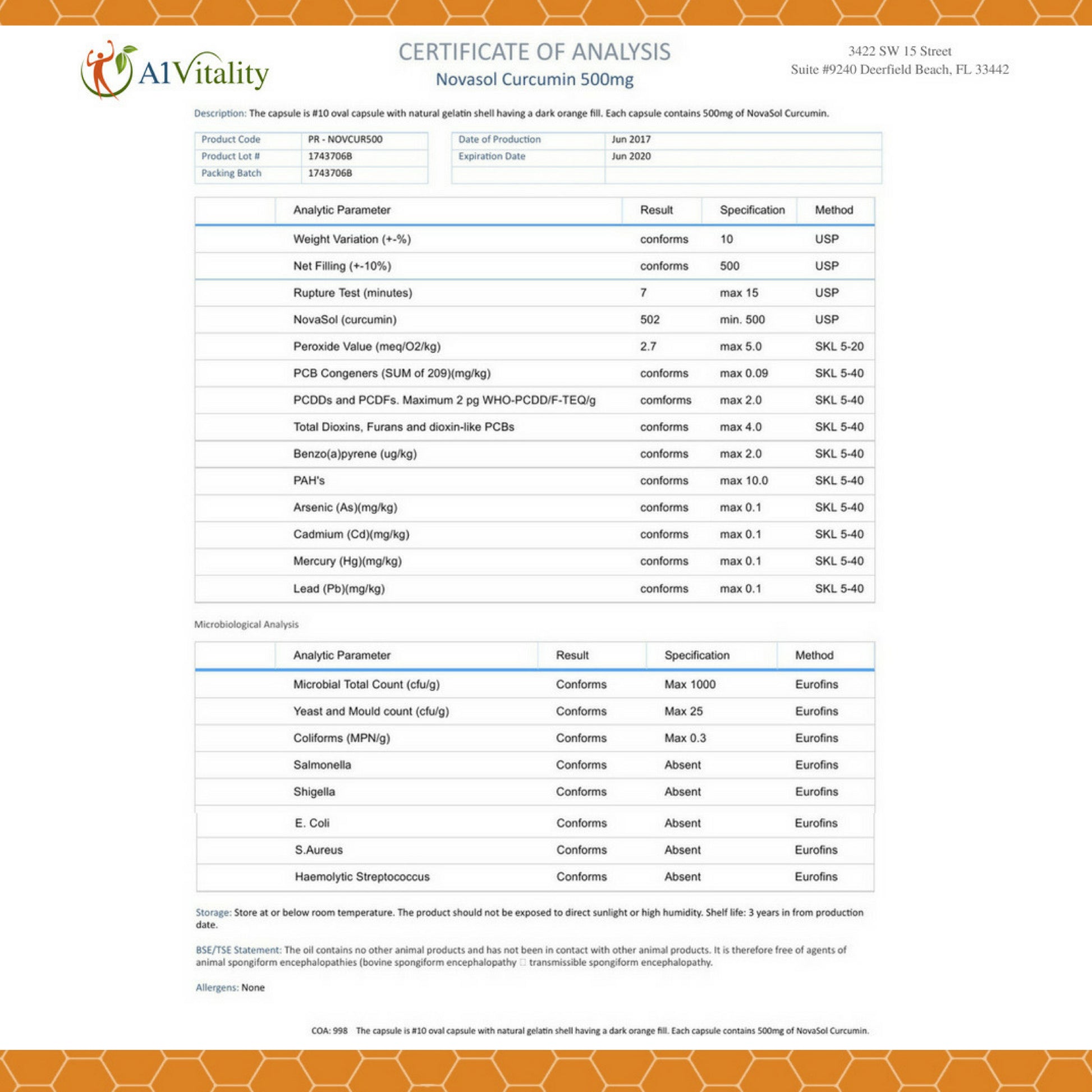Turmeric Curcumin with NovaSOL® - A1Vitality
