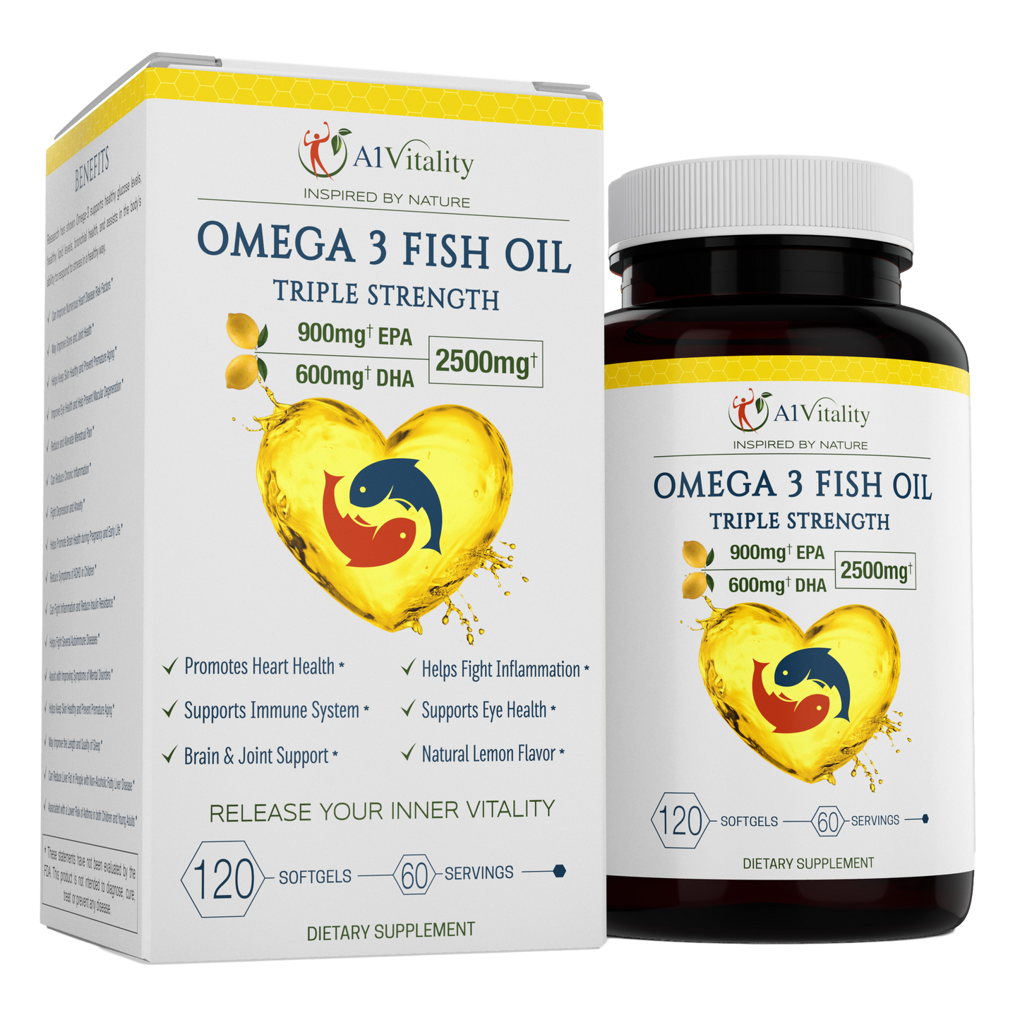 Omega 3 Fish Oil - A1Vitality